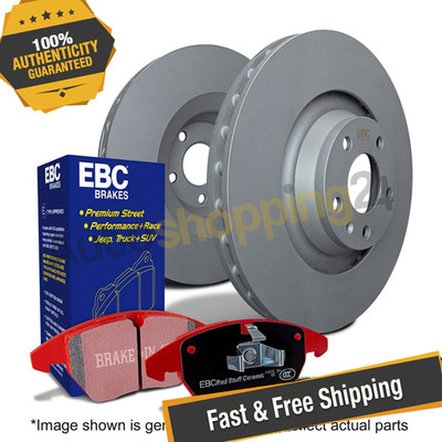 EBC S12KR1494 Stage 12 Light Signature Plain Rear Brake Kit for 16-23 Audi TT