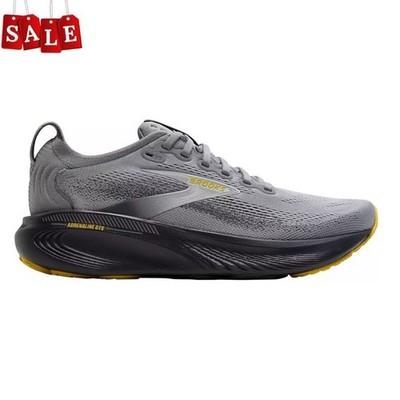 Brooks Men's Adrenaline GTS 25 Running Shoes ,Color Grey,Medium/D