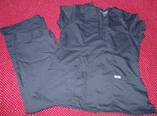 GREY'S ANATOMY WOMENS SIZE S PEWTER GRAY STYLE 41101 SCRUB PANT  TOP SET