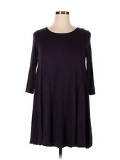 Karen Kane Women Purple Casual Dress S