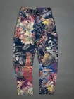 Rare Modzart London Size 29 Vtg Wearable Art Print Jeans Elvis Pin Up Print