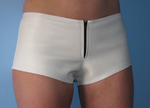 Skin Tight Clothing sexy white faux 