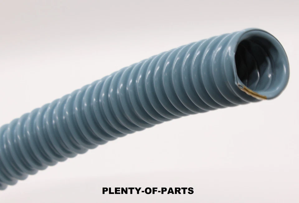 Vinyl Vent Hose Wire Reinforced 1.14"OD x 1"ID Light Blue (Sold Per Foot) - Image 2 of 2