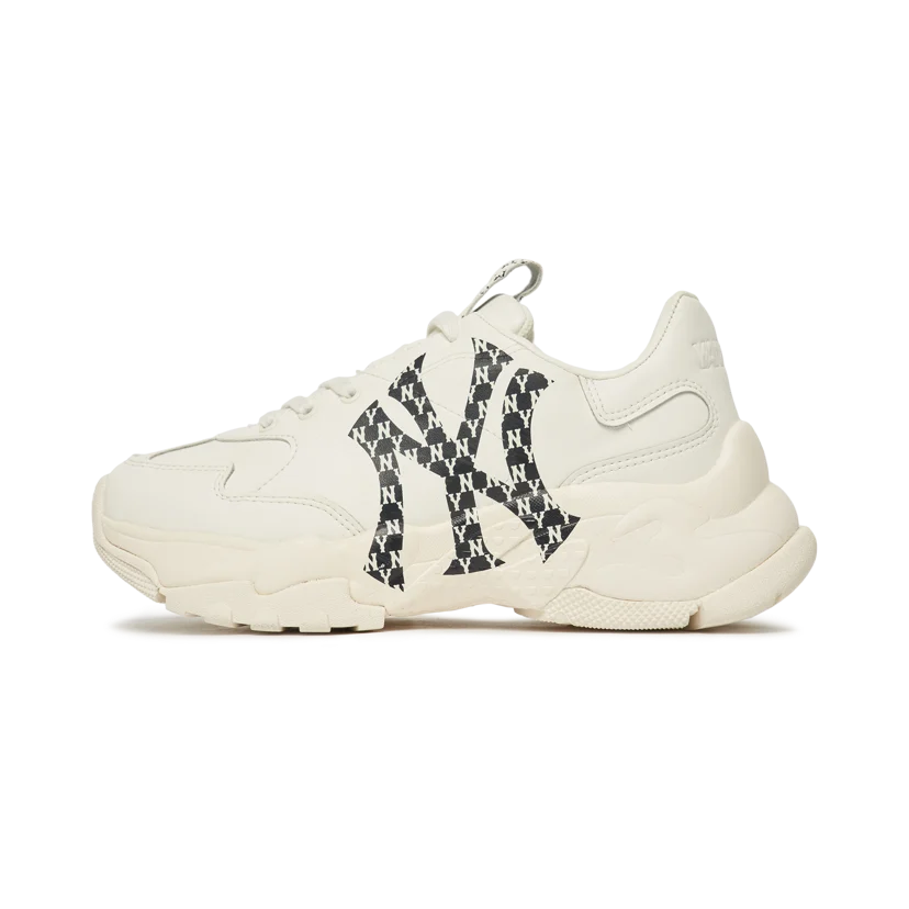 [MLB] Chunky Linner Classic Monogram ★すぐ品切れ★ MLB Chunky Liner Yankees Monogram 'White Black' 3ASXCLR3N