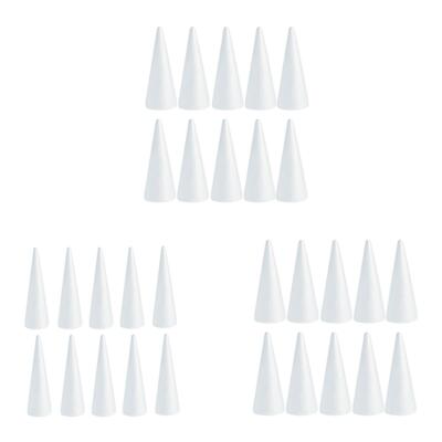 10x Basteln Schaumstoff Zapfen Deko für Feiertag Feier Weihnachtsbäume