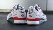NEW ASICS GEL-LYTE III GI Joe Storm Shadow Cobra White 100 Deadstock