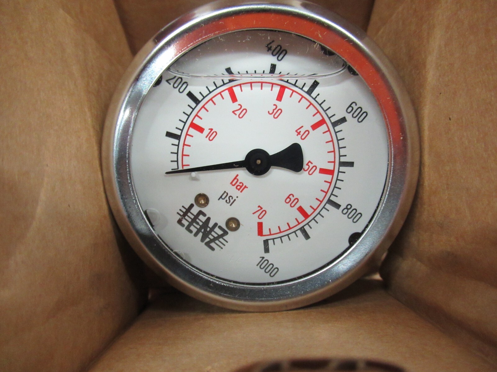 NEW LENZ AFC1M25RCFF PRESSURE GAUGE 01000PSI, AFC1M25 eBay