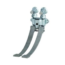 Just JFV-320 - Wall Mount Foot Pedal Faucet with Key Stops - Chrome