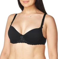 Simone Perele  Andora 3D Molded Cup Bra 34D Black 131343 Lightly Lined Underwire