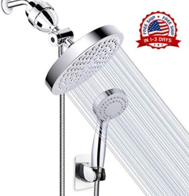 Cabezal De Ducha De Metal, 10 Pulgadas De Alta Presión De Lluvia / Ducha De Mano Con