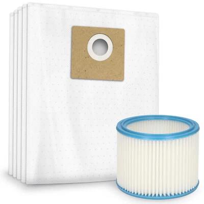 MCFILTER Spar Pack für Nilfisk Multi 20 / 30 Serie 10 Staubsaugerbeutel / 1 Ersatz Filter