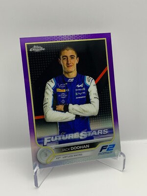 2022 Topps Chrome Formula 1 Jack Doohan #79 Purple Refractor /399 Rookie RC