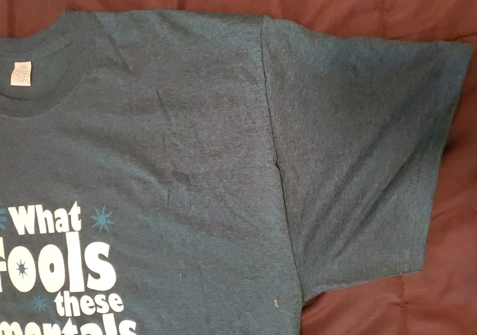 Shakespeare's Globe What Fools These Mortals Are T-shirt 100% cotton men's XL - Image 4 of 4