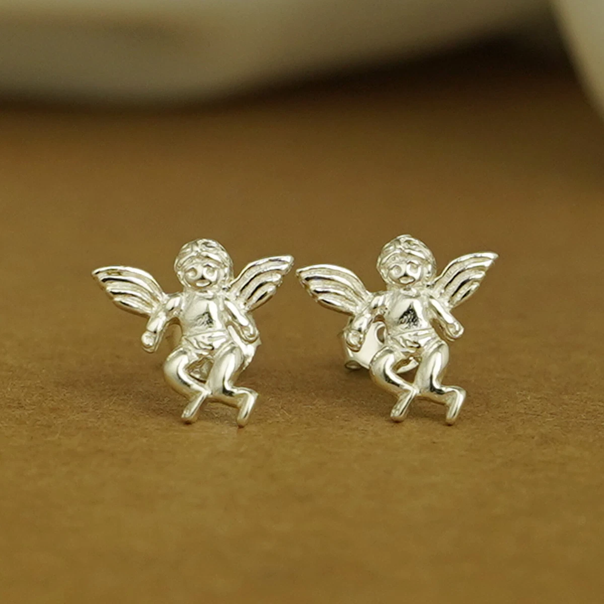 Baby angel earrings sale