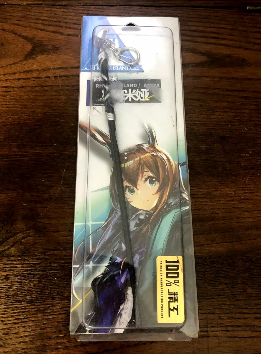 Arknights Rhodes Island/Amiya STAFF Weapon Keychain Toy Comic