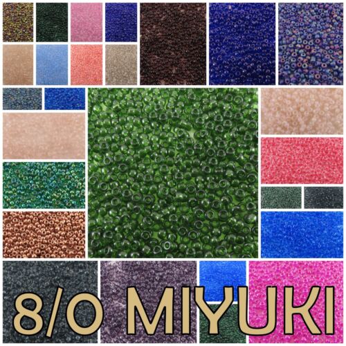 8/0 22 g perles rondes japonaises Miyuki # 150-217 - Photo 1 sur 26