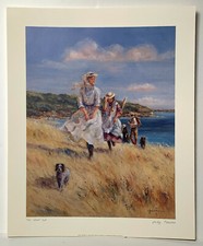 The Short Cut by Judy Talacko oil on canvas reproduction print on paper