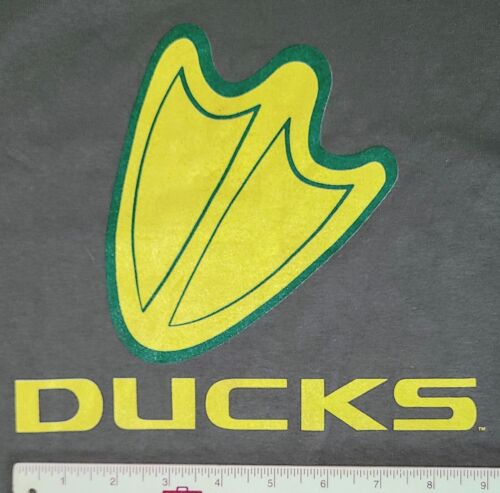Vintage Oregon Ducks Neu Langarm LS Herren M T TEE Shirt Football Team - Bild 2 von 6