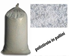 POLISTIROLO A SFERE PER RIEMPIMENTO POUF PUF PUFF IMBALLAGGIO EDILIZIA 2 KG 