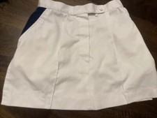 GANT Vintage Rugger Tennis Skirt White Size 10 Pockets
