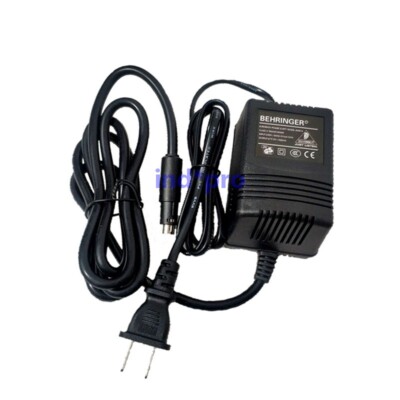 1 Pc. New For BEHRINGER Mixer UB502 802 1002 1202 External Power Adapter 3-Pin