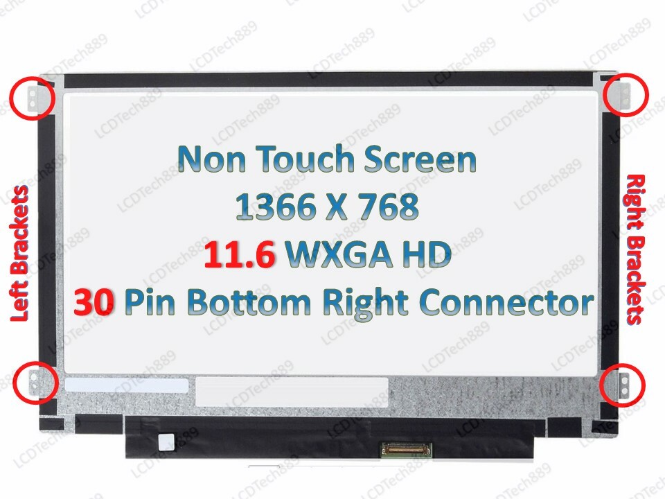 DELL Chromebook 11 3180 Non-Touch 11.6" WXGA LED LCD Replacement - Foto 3