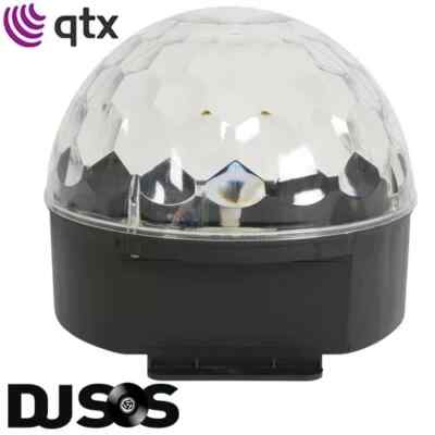 QTX Moonglow 6W LED Mehrfarbig RGBWAP DJ Disco Party Kuppel Effekt Lichtpaket