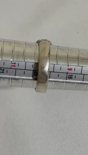 Men's silver 925 Ring Natural Yemen Agate Aqeeq Rare عقيق سليماني عين صريحة - Video 1 of 1