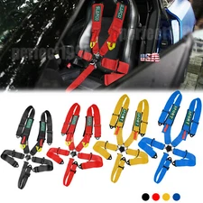 5 Point Racing Harness Camlock Quick Release Safety Seat Belt ATV UTV Offroad