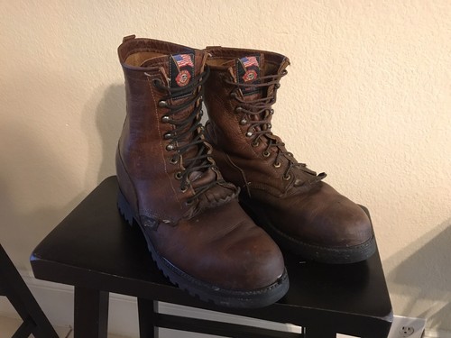Justin Original Work BOOTS STEEL TOE 8 