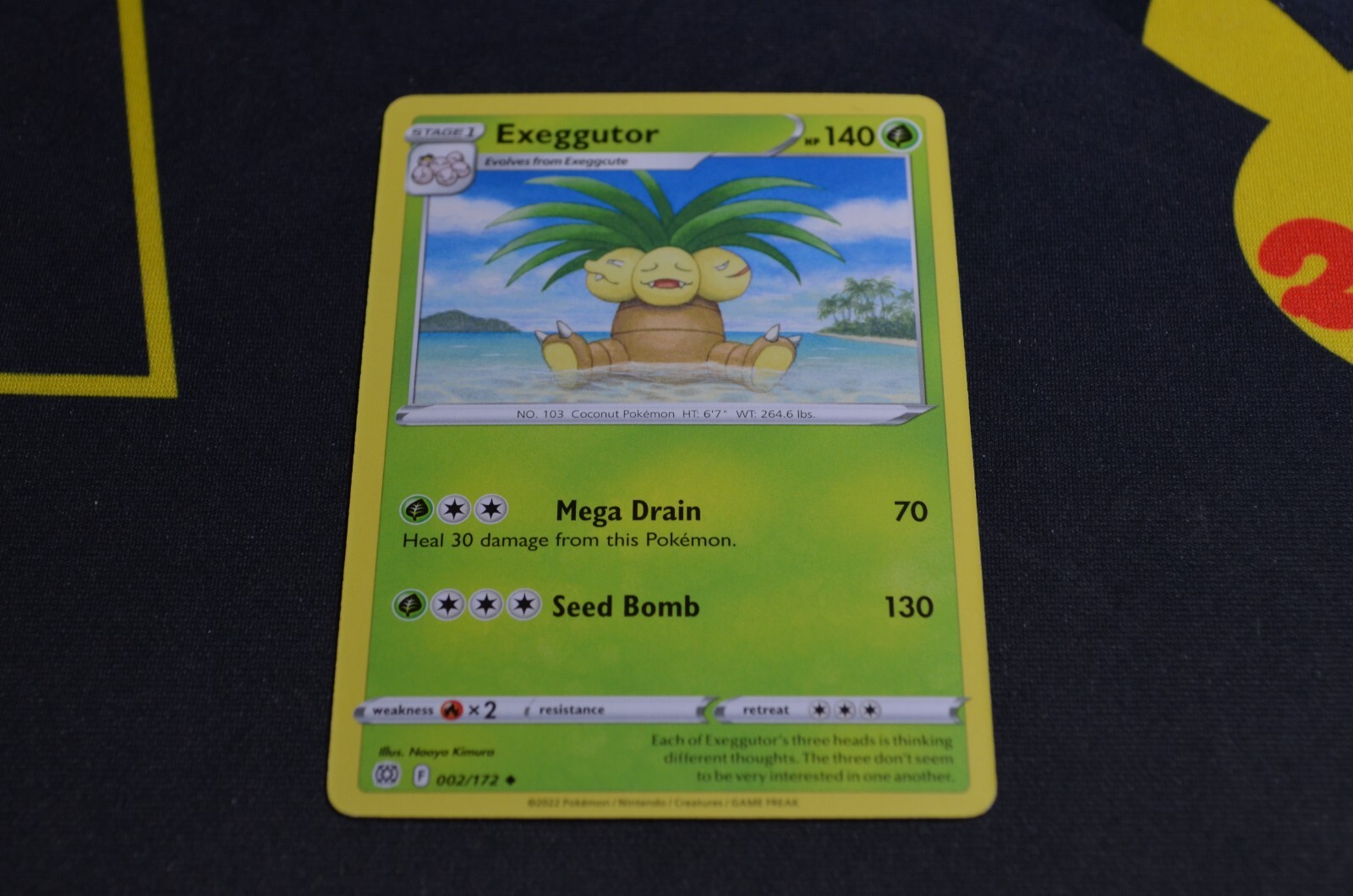 POKEMON BRILLIANT STARS EXEGGUTOR 002/172 NM/Mint PACK FRESH | eBay