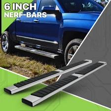 Chrome 6" Side Step Running Board Nerf Bar fit 2015-2022 Colorado/Canyon Ext Cab