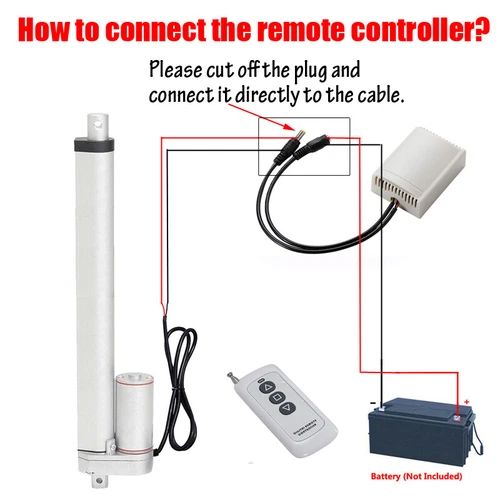 Wireless Remote Controller for DC 12V 24V Linear Actuator Motor Forward Reverse - Picture 3 of 16