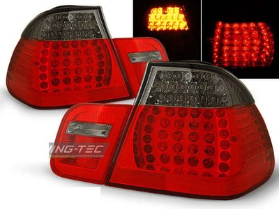 Takavalot for BMW 3-sarjan E46 01-05-sedanille punainen savu-LED LDBM79WL XINO U