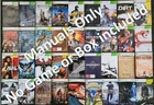 25% OFF! Xbox 360 Manuals / Booklets Guides ONLY (NO GAME DISC) FAST Shipping