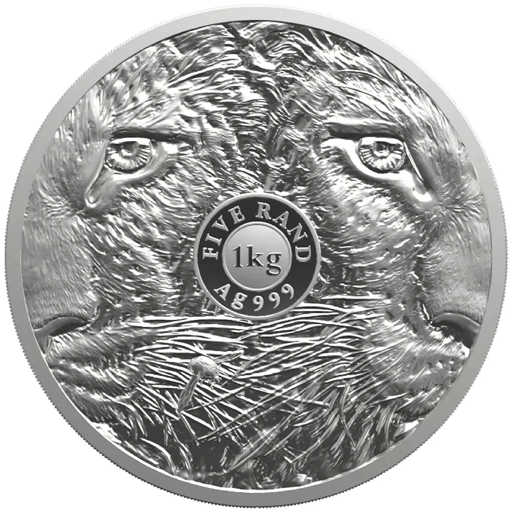 Silbermünze 1kg Big Five III. Leopard (4.) Südafrika 2026 - Polierte Platte