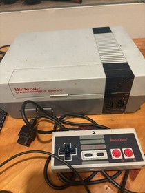 Used Working Tested Nintendo NES System, Zapper w/manual, NES RF, no power cord
