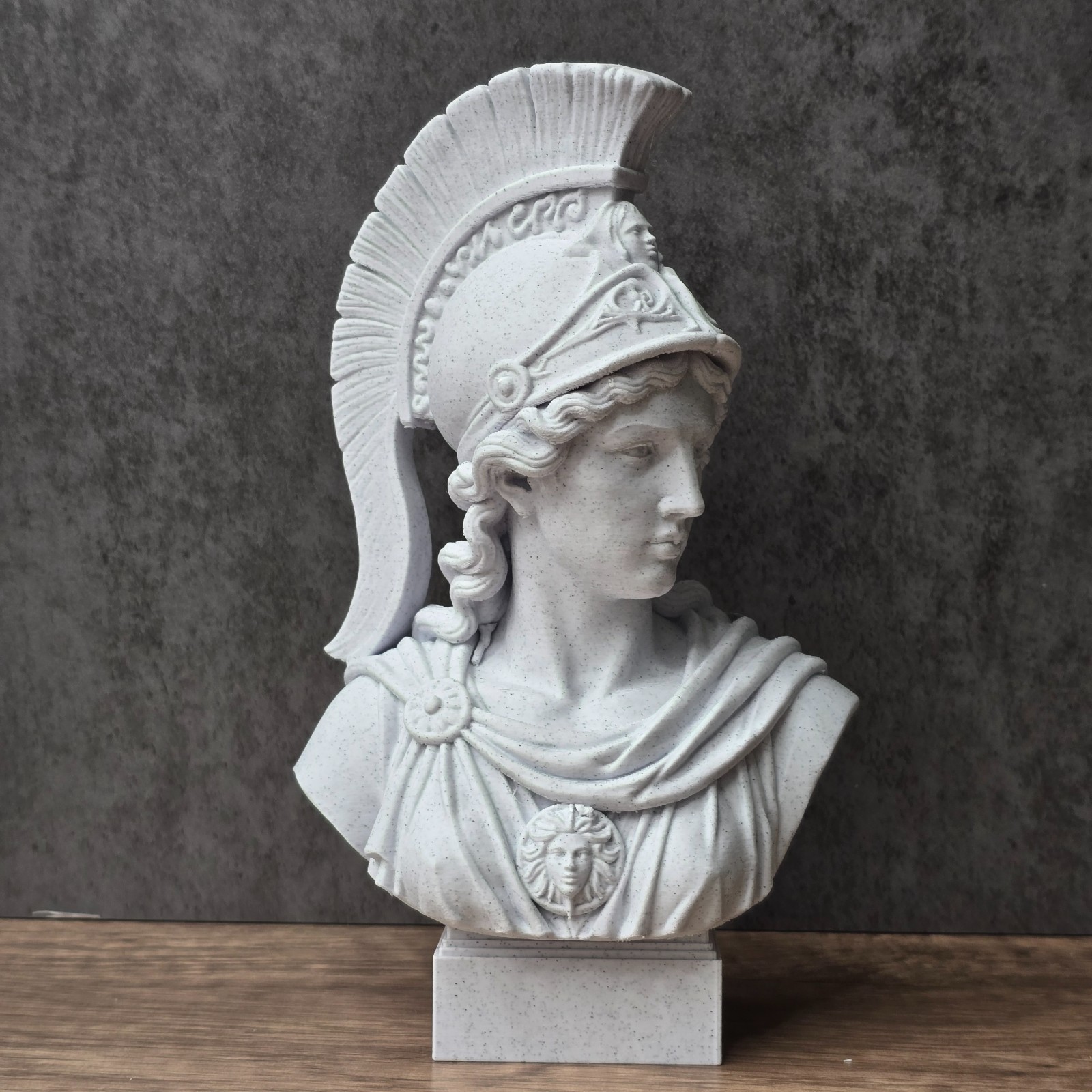 Athena Bust Statue Goddess of Wisdom Minerva Greek Sculpture Pagan Altar Decor