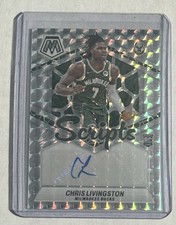 2023-24 Panini Mosaic - Rookie Scripts Chris Livingston #RS-LGN (AU, RC)