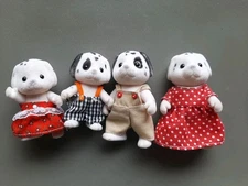 VINTAGE~ Sylvanian Families~Calico Critters~Kennelworth Dalmatian Dog Family