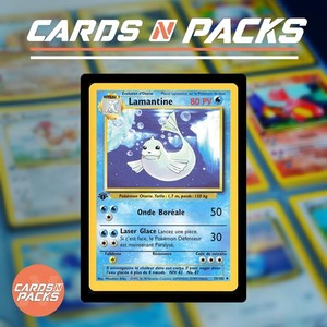 Carte Pokemon Lamantine 24/102 Set de Base Edition 1 NM-Mint