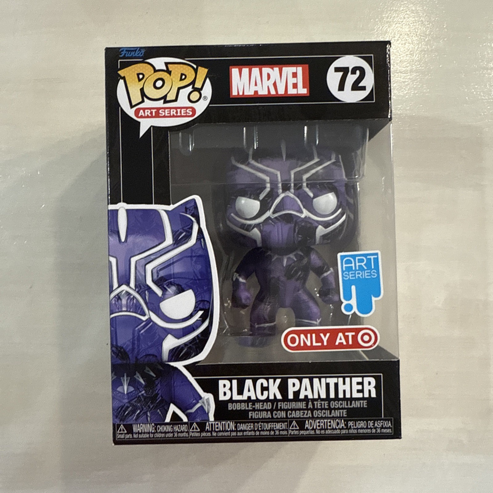 Funko Pop Marvel Art Series: Black Panther #72 (Target Exclu