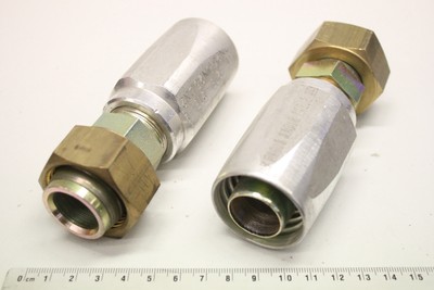 2x ARGUS 2TE DN25 SW30 Fitting hose Schlauch Anschluss 2TE