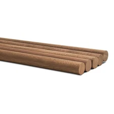 Walnut Wood Dowel Rods 5/8" x 36" Unfinished Sticks for Crafts/DIY | Woodpeckers