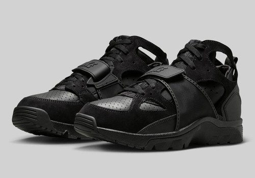 Nike Air Trainer Huarache Triple Black IB0497-002 sz 11.5 Men's