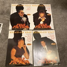 Pulp Fiction Complete Set of 4 Original 1994 UK Miramax Promotional Film Posters