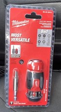 Milwaukee Tool 48-22-2910 Multi-Bit Screwdriver,Chrome,9 Pcs