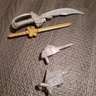 Vintage Weapons Lot Power Rangers Saba Sword  Lightspeed DX Megazord Gold Part