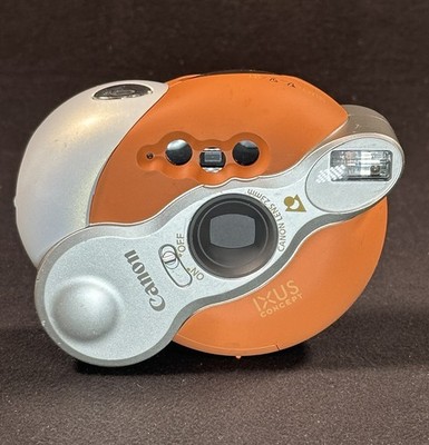 Canon IXUS Concept Summer APS Filmkamera Orange Design Klassiker Lim Y2K 90s