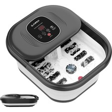 Fußbad Massagegerät Warmfunktion Sprudelfunktion Fußmassage Shiatsu Bimsstein